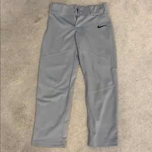 Grey Nike Baseball Pants